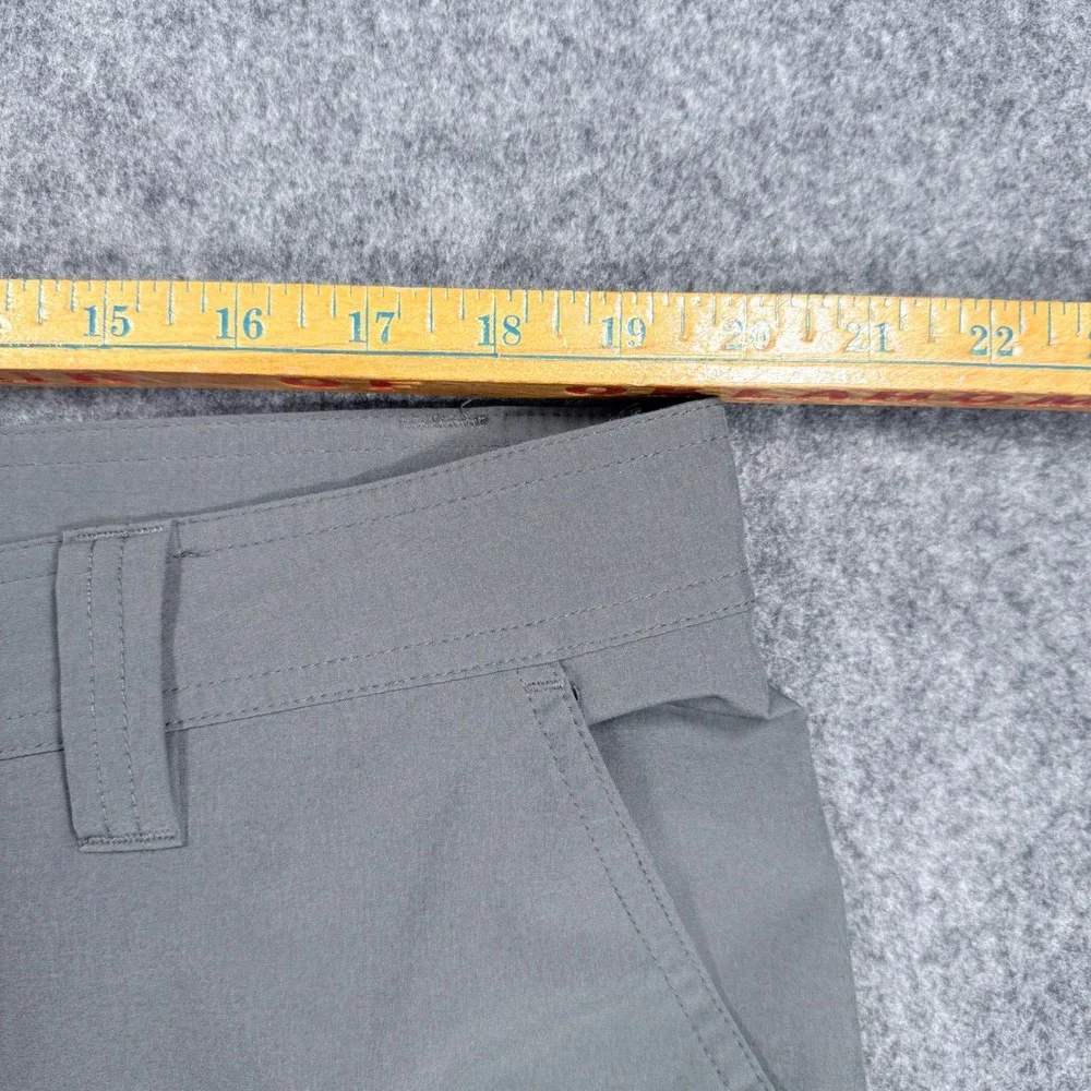 Columbia Mens 40x32 Omni-Shield Gray Straight Leg Hiking Pants AM8655